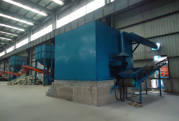 Resin sand production line