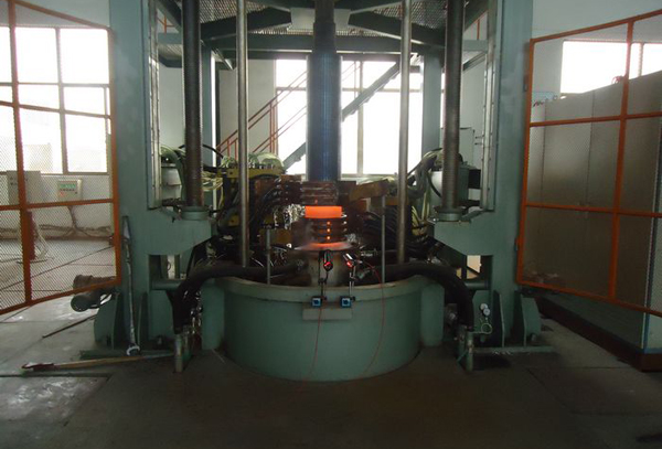 Dual-frequency hardening machine