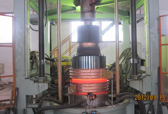 Dual-frequency hardening machine